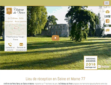 Tablet Screenshot of chateauduvivier.com